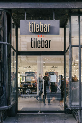 TileBar’s showroom on West 21st Street in New York