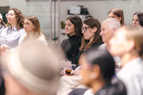 Guests listened attentively to the panel discussion