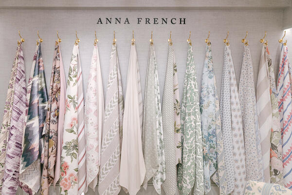 The showroom offers exclusive products from Anna French