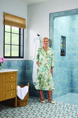 “Every tile in the collection is meant to brighten your space with beauty and cheer.” —Laura Park