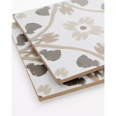 Laura Park Cosmo Cocoa 8-by-8-inch porcelain wall and floor tile (684383)