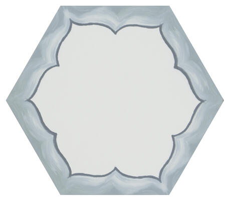 Laura Park Millie Aegean Blue 8.5-by-10-inch hex wall and floor tile (684374)