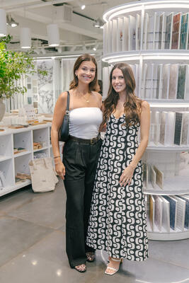 Instagram design influencer Kristen Dal Cortivo and guest